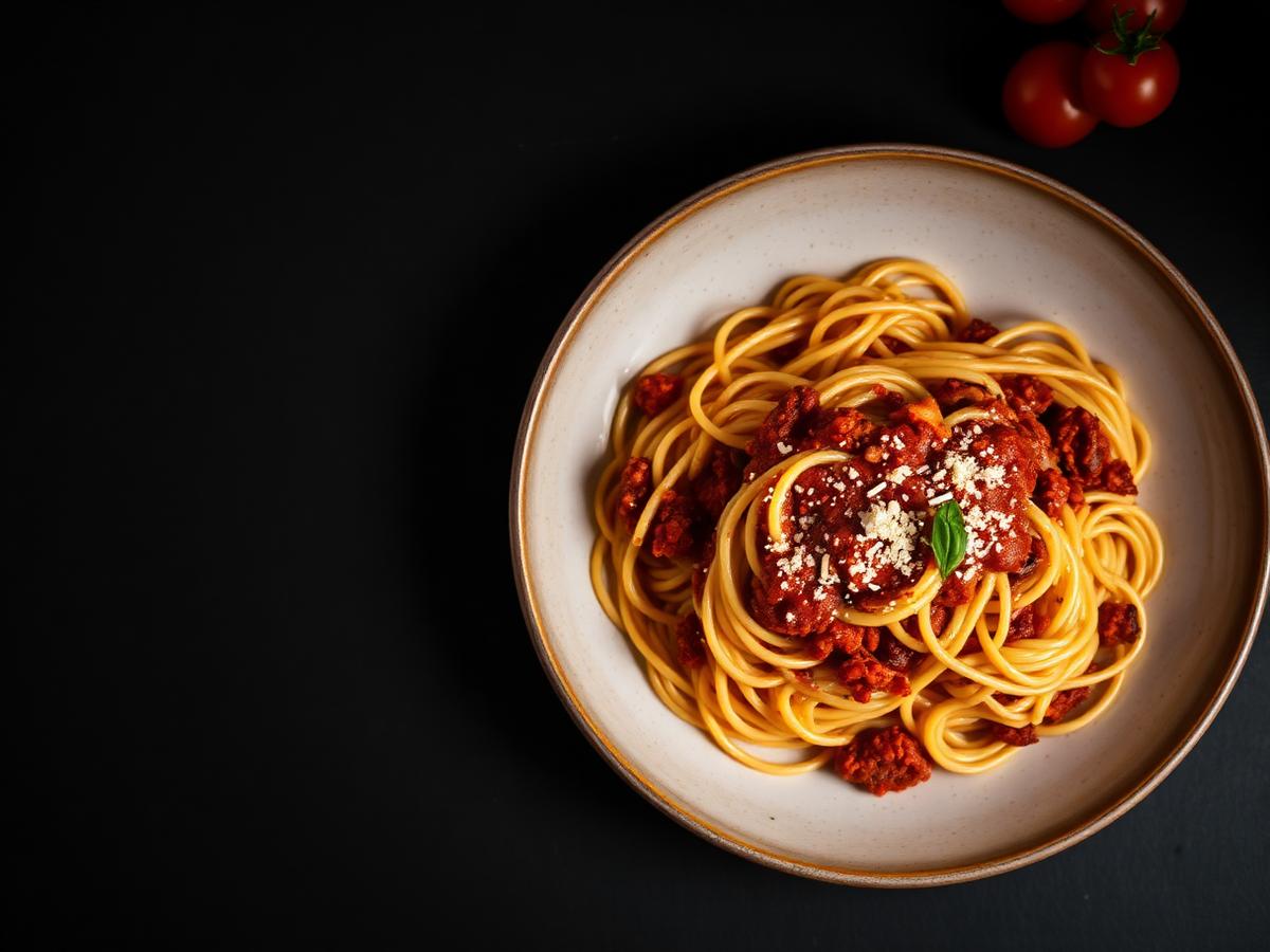 Bord spaghetti bolognese